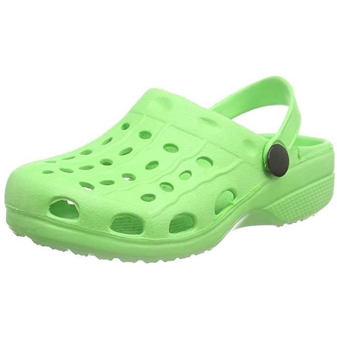 Ronronner Sabots Pour Enfants - Chaussures Jardin Caoutchouc Antidérapantes, Résistantes Et Colorées