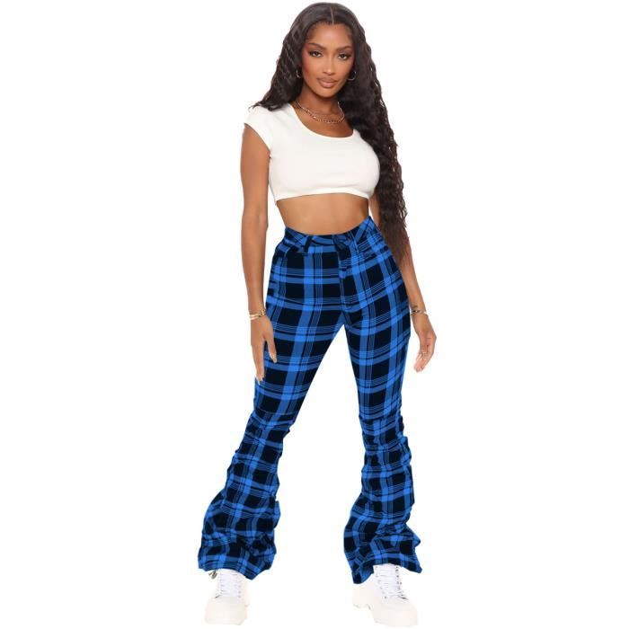 RLEHJN Pantalon Yoga Femme Fluide Jambe Large Pantalons Cargo Yoga Femmes Pant Patte D'Éléphant Bootcut Pantalon De Danse Pants Contrôle Du Ventre Pour Course À Pied, Travail, Décontractés