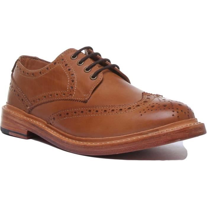 JUSTINREESS ENGLAND Dover W - Chaussures Richelieu En Cuir à Lacets Pour Femme, Style Classique Et Confortable