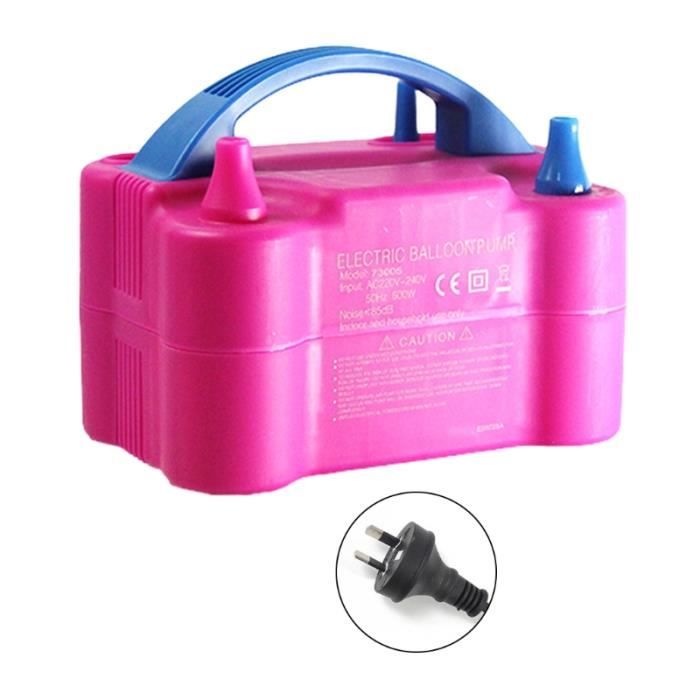Pompe à ballon électrique, gonfleur Portable AC, Double buse, haute puissance, gonflage rapide, prise ue, fournitures de fête, pompe à Air  15