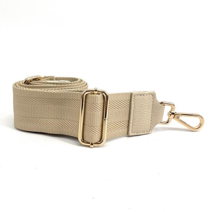 Bandouliere amovible pour sac a main UNI Beige Cdiscount Bagagerie Maroquinerie