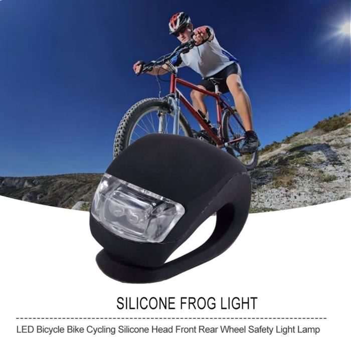 Lumiere Velo Avant et Arriere avec Buzzer Lampe Velo LED