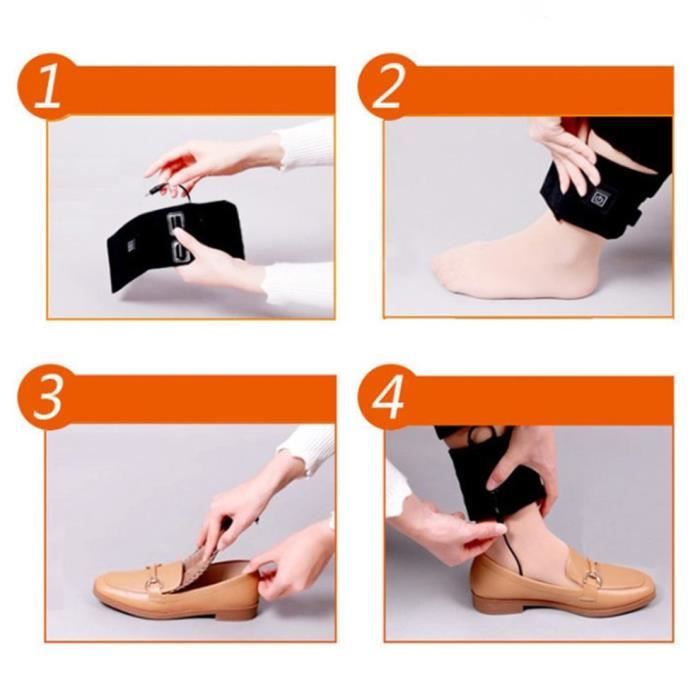 Semelles Chauffantes électriques Alimentées Par USB Pour L