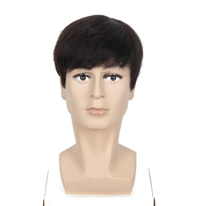 perruque cheveux court homme
