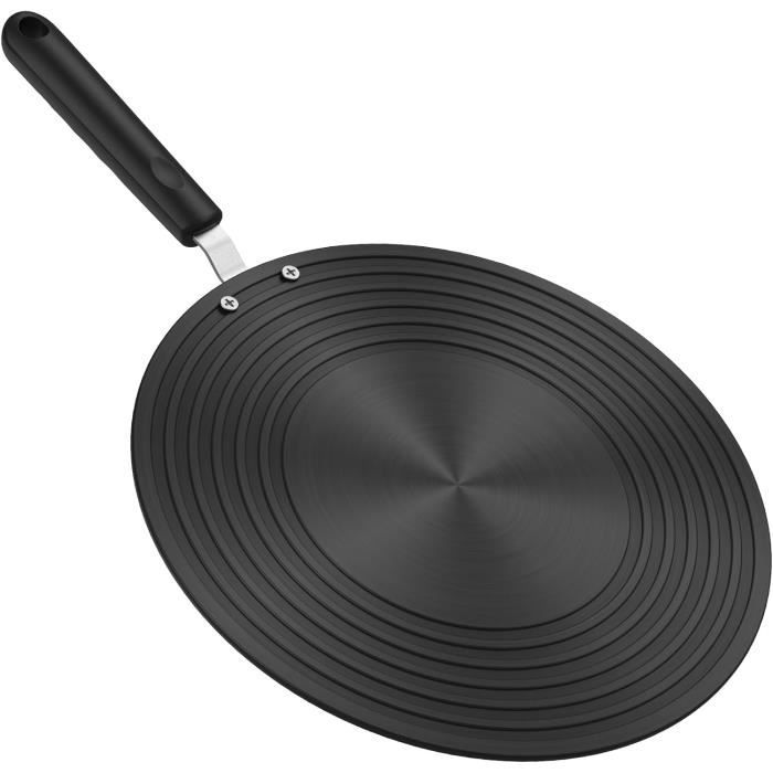 Plaque Adaptateur Induction 24 Cm Avec Poignée Amovible - Pour Casseroles Non Inductives - Compatible Gaz, électrique, Induction - 7