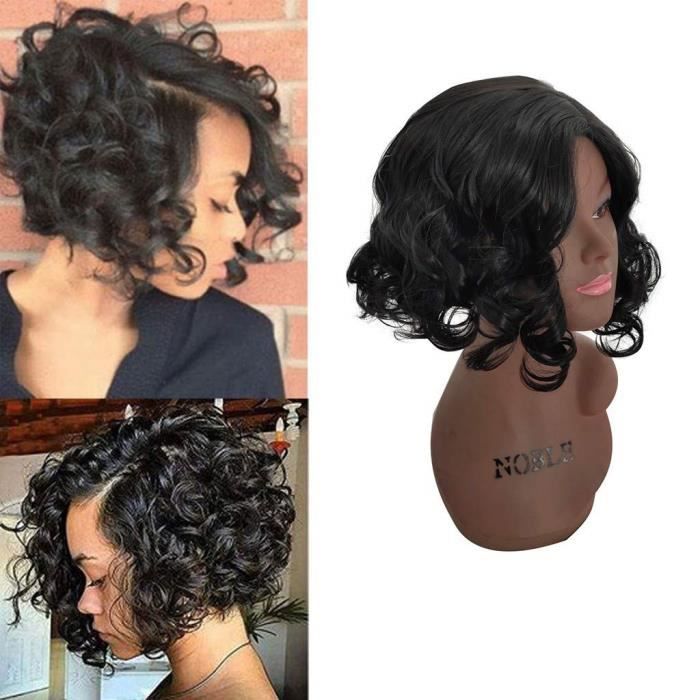 perruque naturel femme black