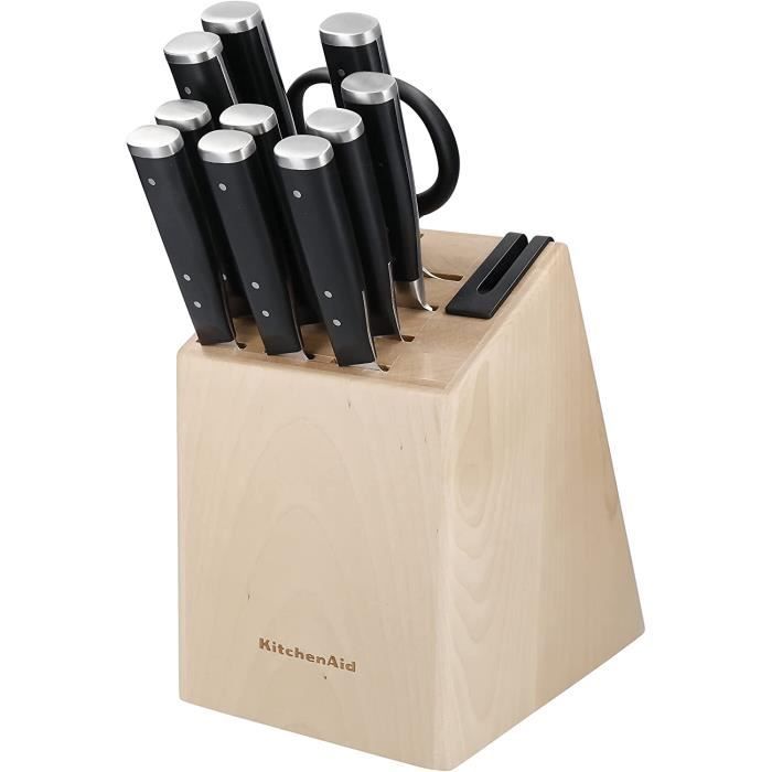 KitchenAid Gourmet 11Piece Japanese Steel Knife Set with Sharpener and