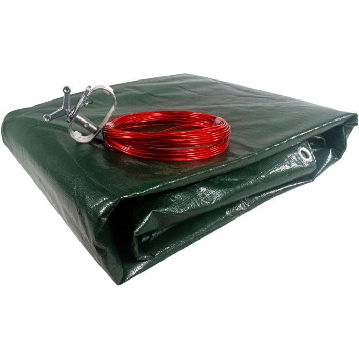Well2wellness Tuyau pour piscine de 38 mm avec connexion aux deux extrémités 15 m55
