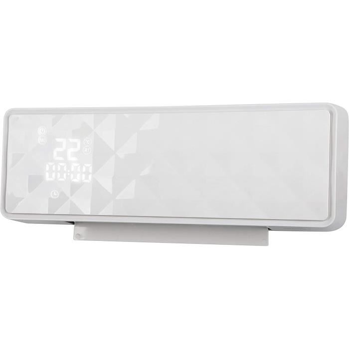 Termoventilatore A Muro HOTI M50 - 2000W, Telecomando, Timer 7,5h, Sicuro, Silenzioso, Riscalda Fino A 20 M²