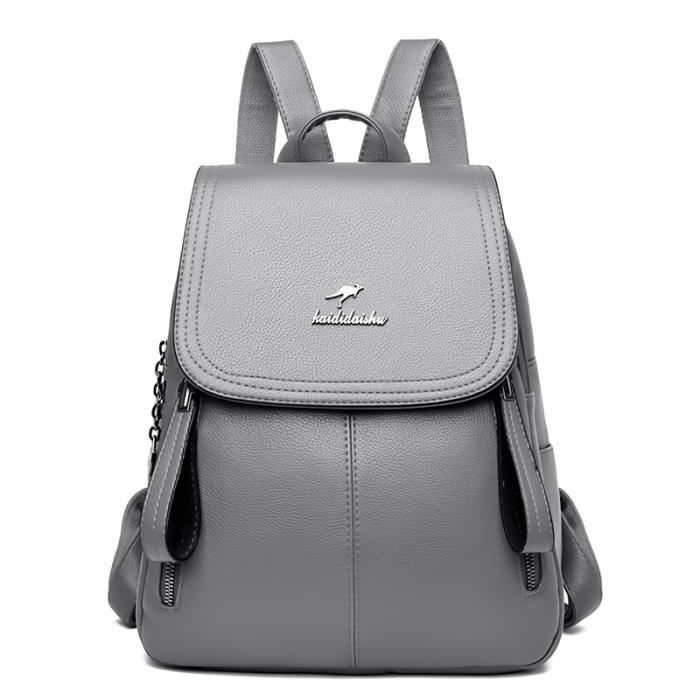 Sac à Dos Femme Grande Capacité Orange – Pour école Et Voyage, Neuf Avec étiquettes, Nylon/polyester