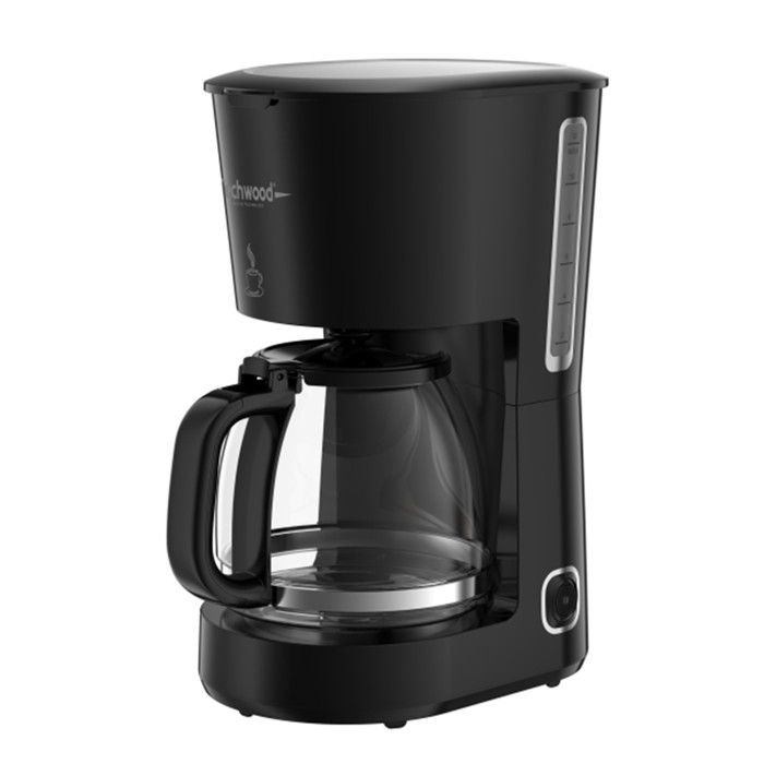 Techwood TCA-158BC - Cafetière 12 - 15 Tasses - Indicateur du niveau deau - Verseuse en verre - 750W - Filtre permanent lavable Techwood TCA-158BC - Cafetière 12 - 15 Tasses - Indicateur du niveau deau - Verseuse en verre - 750W - Filtre permanent lavable