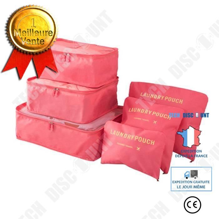 TD® Organisateurs de 6 Pièces Organisateurs Valise Sacs de Rangement