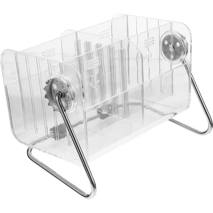 CPRNQY Porte-clés Pour Poils De Chat, Boîte De Rangement Transparente