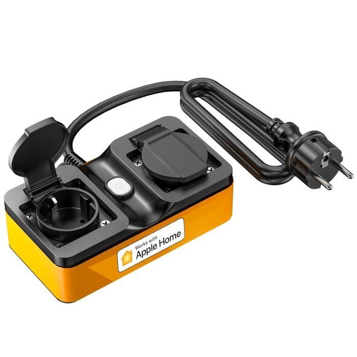 Multiprise Connectée Extérieure Avec Apple Homekit, Prise Intelligente Pour L