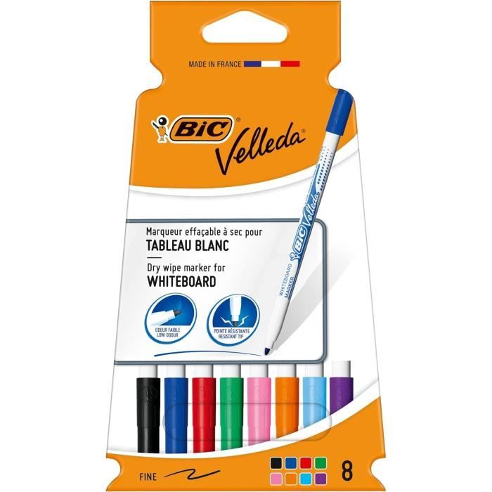 YOSOO Lot De Feutres Effaçables Pour Tableau Blanc 12 Couleurs 98666 - Beaux-Arts Et