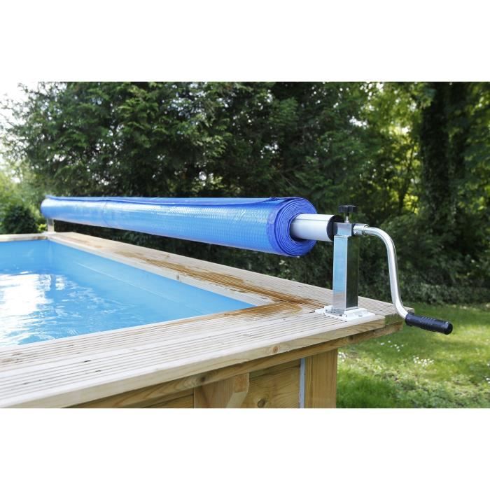 Enrouleur de bâches pour piscines UBBINK Premium - Réglable à chaque piscine