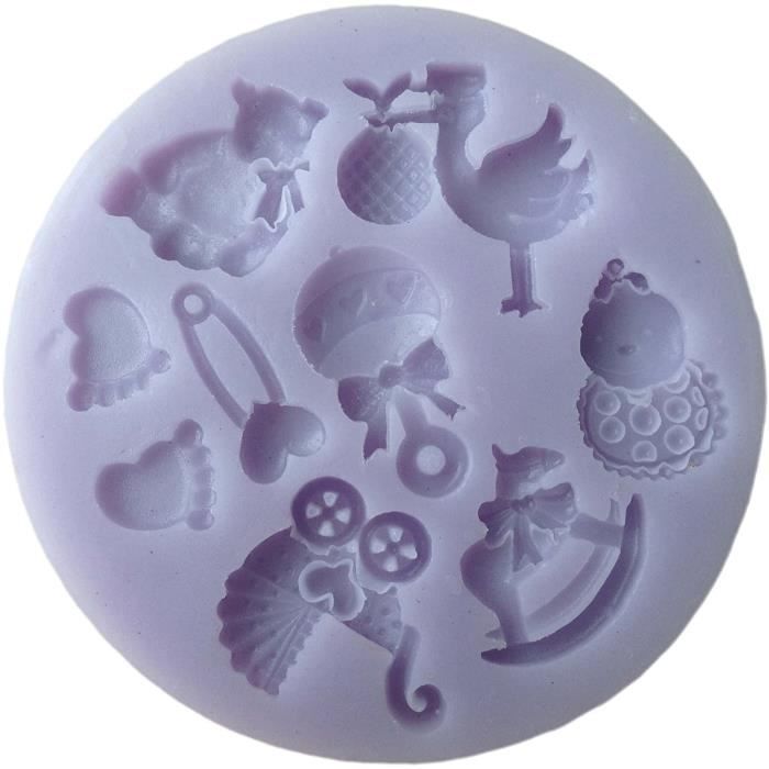 Moule en Silicone Bébé en 3D à Décorer Fimo Résine Gâteau Savon Bougie -  Fantasyline