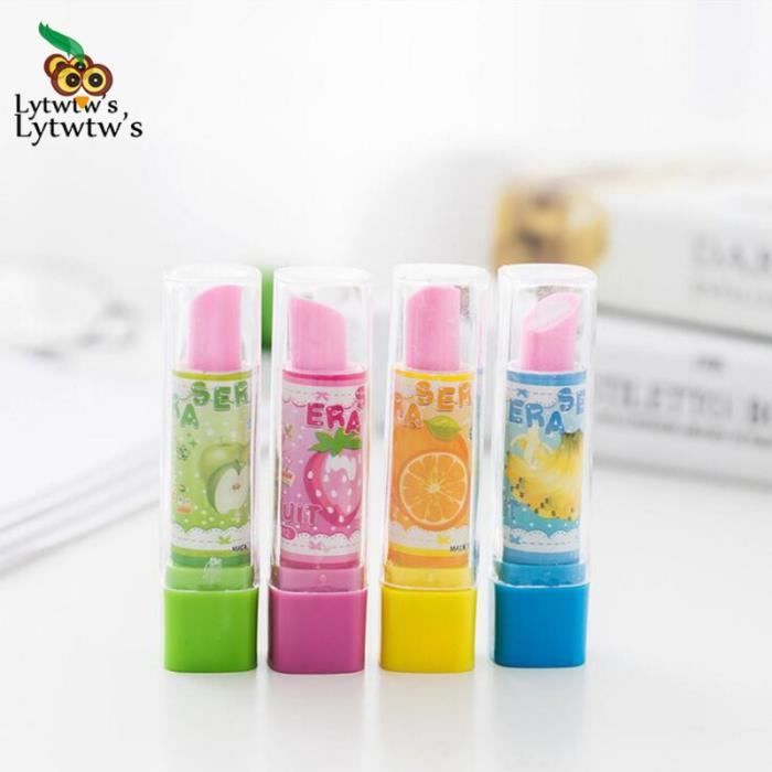 Lot De 8 Gommes Mignonnes Pour Enfants - Caoutchouc Dessin Animé Kawaii - École Et Bureau
