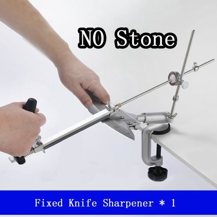 Zerodis Aiguiseur à Angle Fixe Affûteuse De Couteaux De Cuisine Outils
