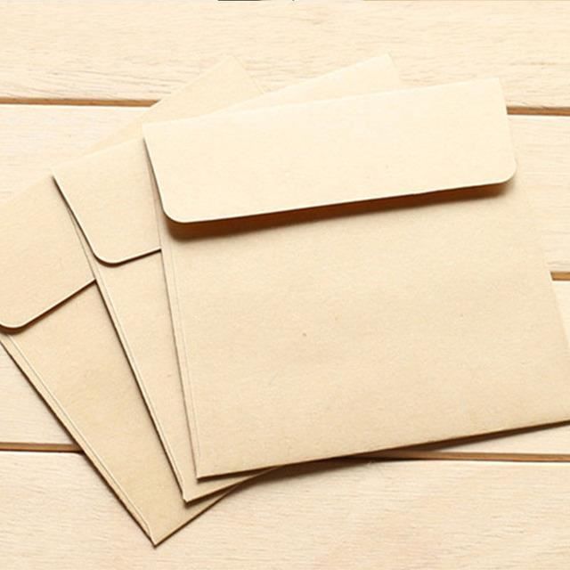 Lot De 80 Mini Enveloppes Kraft - 10,5 X 6,8 Cm - Rabat Classique, Couverture Vierge Pour Personnalisation