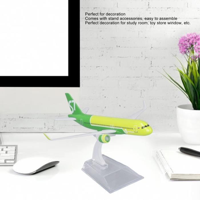 Maquette Avion A350-1000 Qatar Airways – 1:200, Alliage Zinc, Présentoir Bureau, Collection Décoration