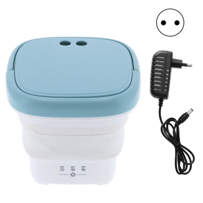 Mini Lave-linge Pliable - Pour Sous-vêtements, Chaussettes, Vêtements Bébé - Idéal Voyage Et Petit Espace - 6