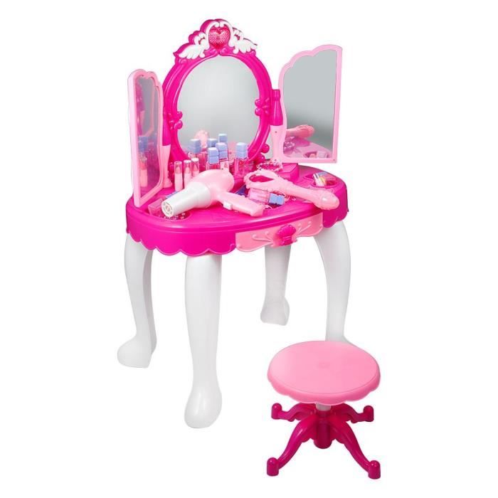 Jouet Coiffeuse Avec Seche Cheveux Et Autres Accessoires Pour Les Cadeaux D Anniversaire Filles Yy Cdiscount Jeux Jouets