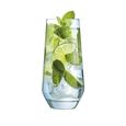 6 verres à eau moderne 45cl Ultime - Cristal d'Arques - Cristallin moderne-1