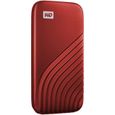 WD - Disque SSD Externe - My Passport™ - 500Go - USB-C - Rouge-1