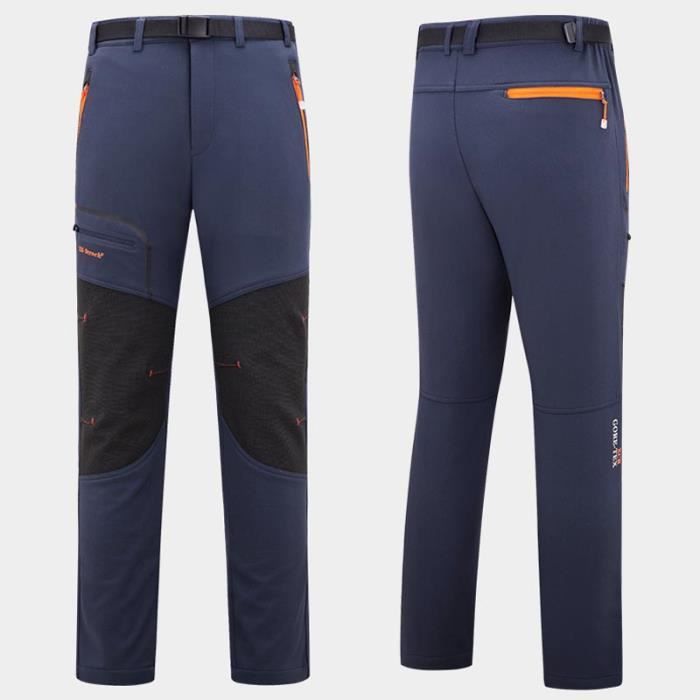 Pantalon Softshell Chaud Pantalon De Ski Homme Coupe Ajustée - Softshell Imperméable, Respirant Et Chaud Pour Le Ski Et Les Activités Extérieures Pantalon De Sport D'hiver
