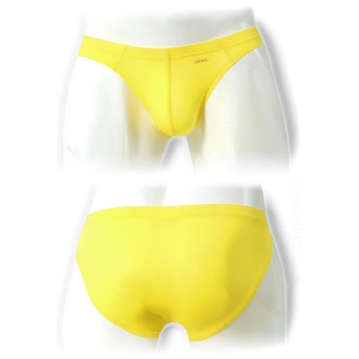 Slip homme OLAF BENZ OBX30 Jaune Cdiscount Pr t Porter