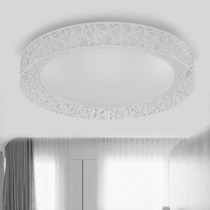 Plafonnier LED nid rond lampe de plafond pour salle à manger chambre