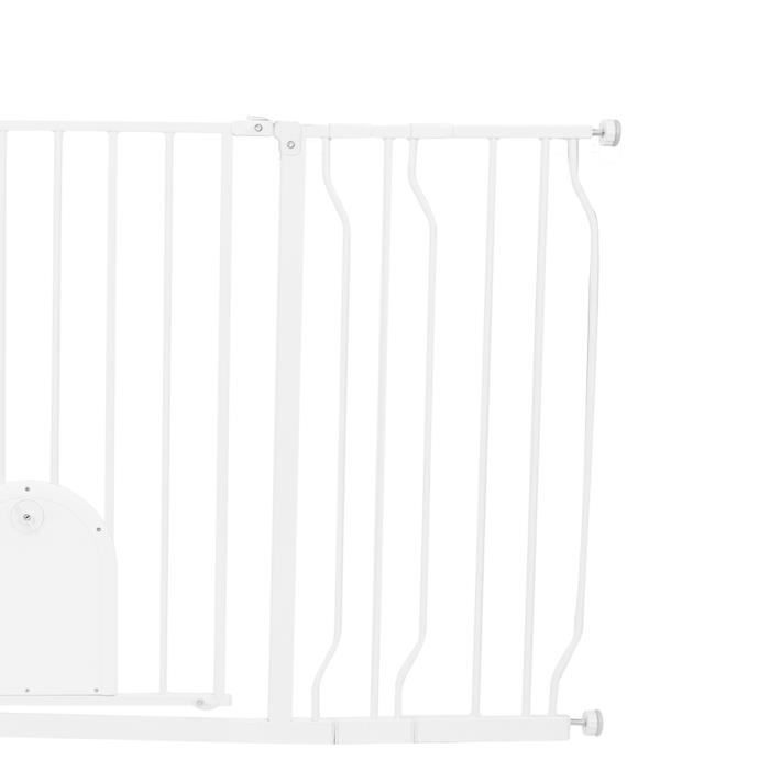 Porte de sécurité pour porte-bébé, clôture blanche pour la