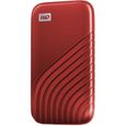 WD - Disque SSD Externe - My Passport™ - 500Go - USB-C - Rouge-2