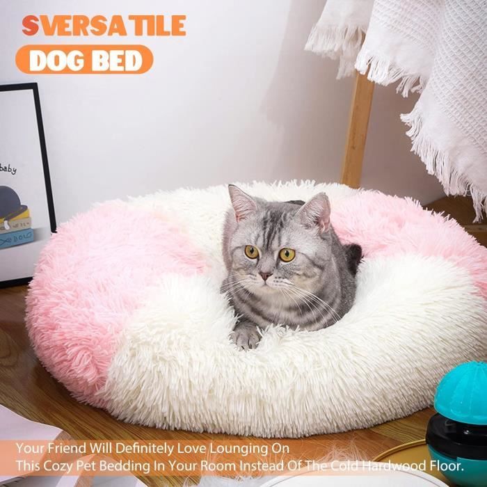 Panier Moelleux Pour Chien/chat Mateju 45x30 Cm - En Peluche, Fond Antidérapant, Lavable | Lit Confortable Intérieur - 6