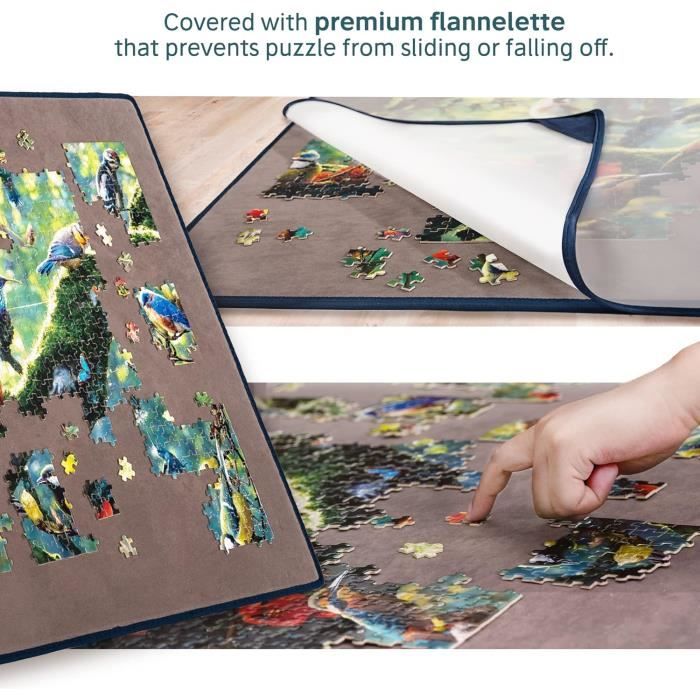 Planche Puzzle Portable 78.2x55.9cm - Pour Puzzles Jusqu'à 1000 Pièces