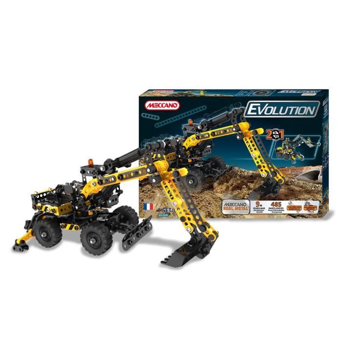 Jouet de construction - MECCANO - Pelleteuse Evolution - Enfant - 485  pièces - Garçon - A partir de 9 ans - Cdiscount Jeux - Jouets