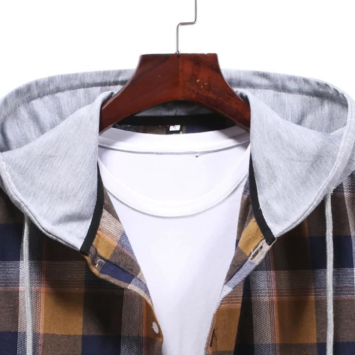 Manteau chemise homme online