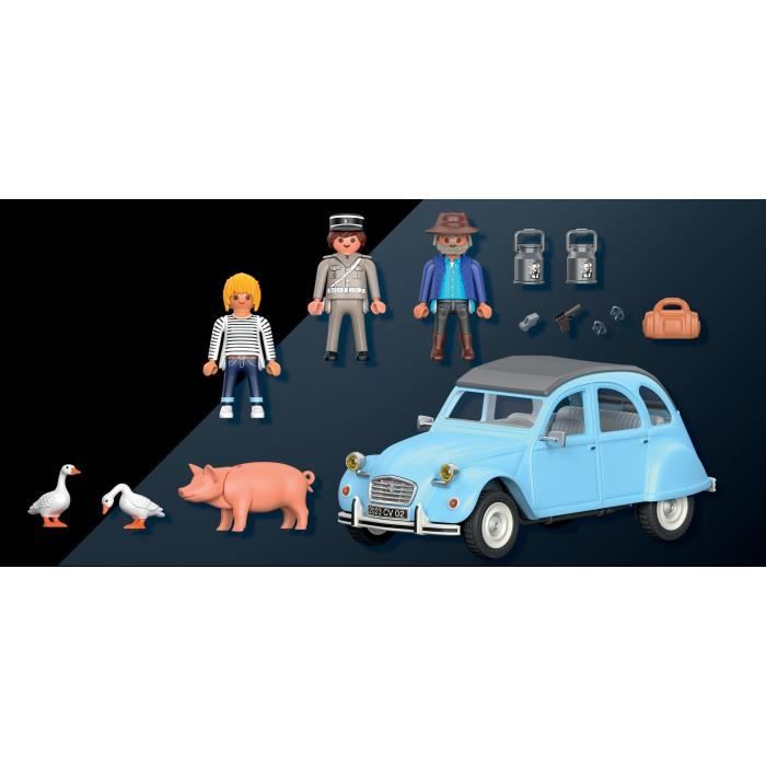 Citroën et Playmobil dévoilent une 2 CV miniature, un coffret pour petits  et grands