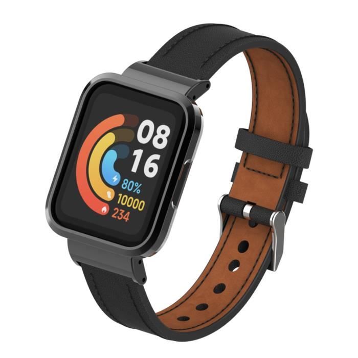 Marron Watch 3 Active-Bracelet en cuir pour Xiaomi Mi Watch, écouteurs,  bracelet de montre pour Redmi Watch , - Cdiscount Téléphonie