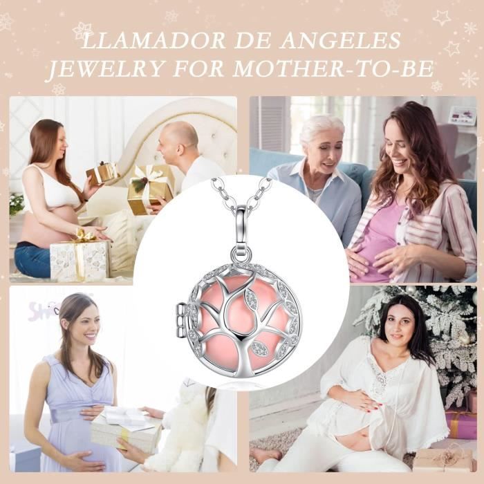 Eudora Harmony Ball Collier Bola De Grossesse Arbre De Vie Cz Carillon Pendentif Pour Femmes Enceinte Bebe Avec Musique Boul u10405 Cdiscount Puericulture Eveil bebe