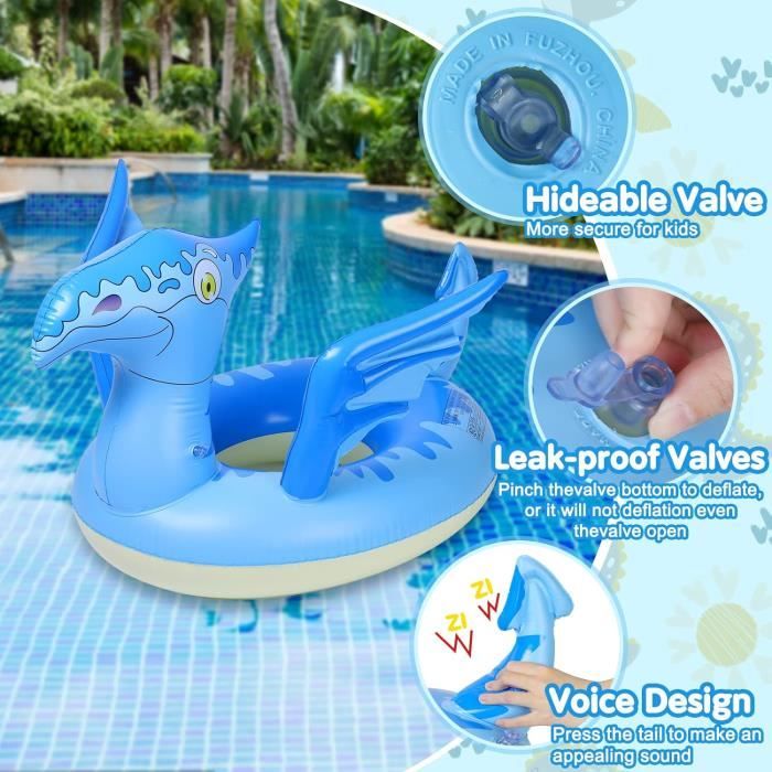 Ksopsdey Enfants Bouée Piscine, Bouée Enfants Anneau de Natation Enfant