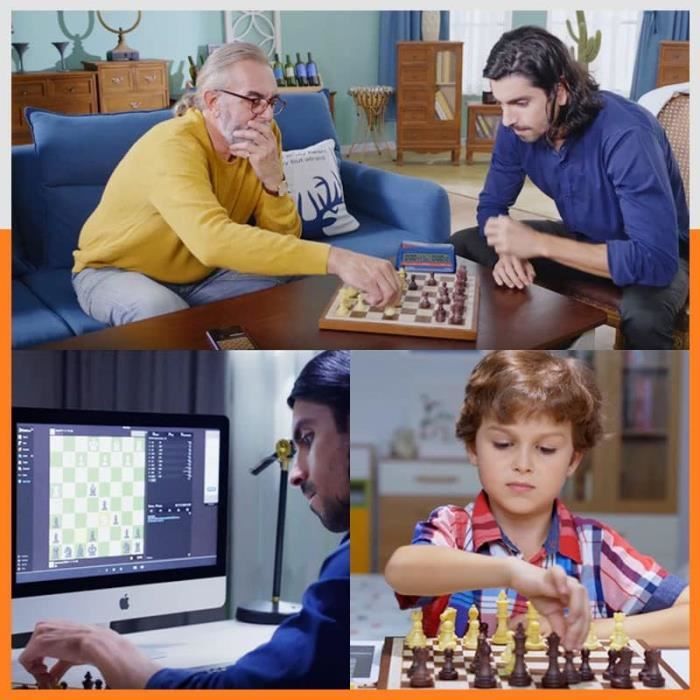 Échiquier électronique Chessnut PRO – Bois – Jeu De Stratégie 2 Joueurs – Neuf
