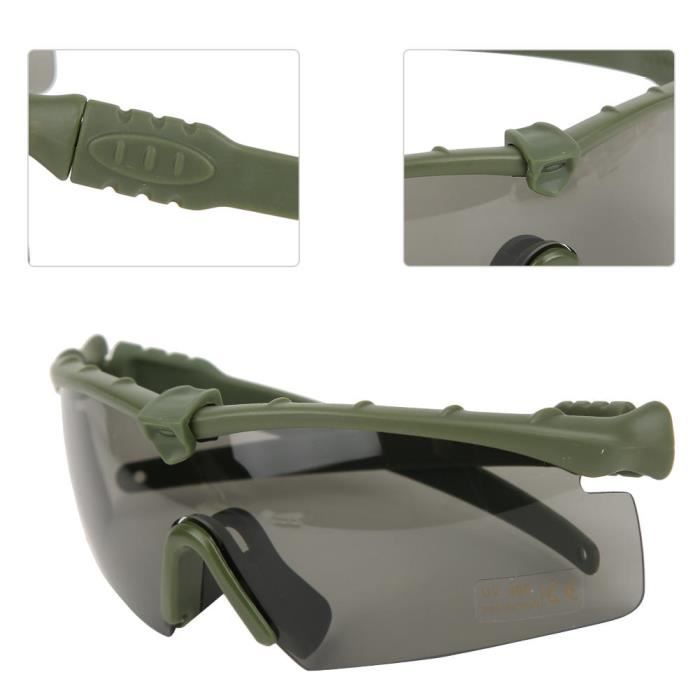 Grise - Casque tactique à canon à eau, style militaire, lunettes