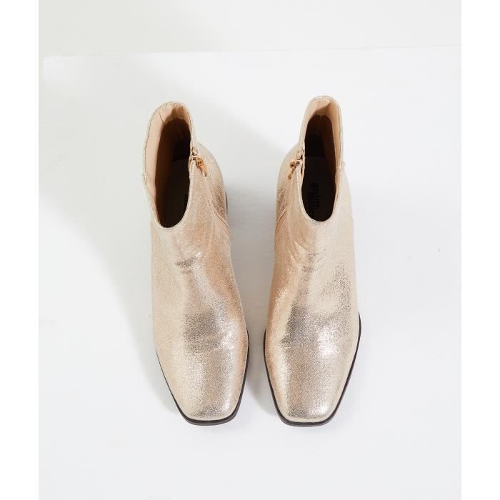 Chaussures dorées femme deals