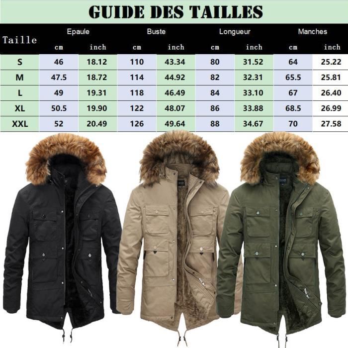 Parka style militaire clearance homme