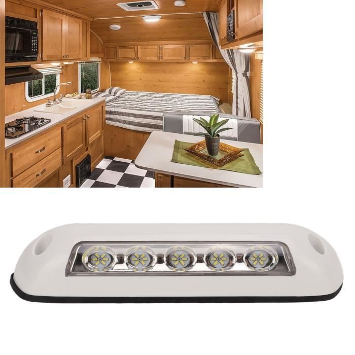 h* RV Auvent Lumière 20 LED Marine Caravane Camping-Car Extérieur Porche  Lampe (