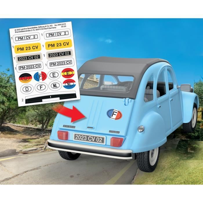 Playmobil Citroën 2CV - Voiture Collection - Vintage Français - Dès 5 Ans