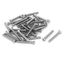 sourcingmap M5x40mm 304 acier inoxydable T/ête plate vis hexagonale creux DIN7991 20Pcs
