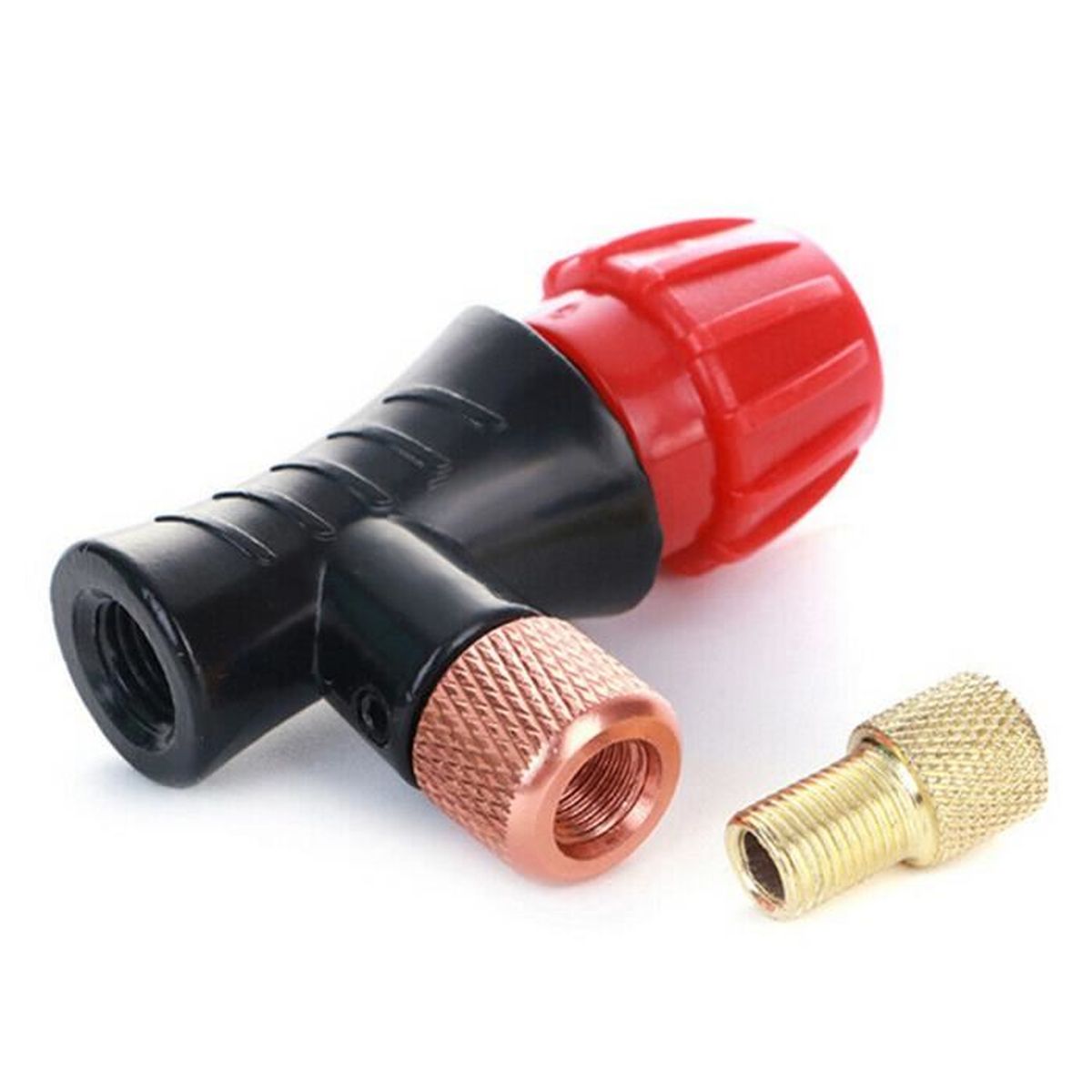 Tête de Valve de pompe de gonflage Air/CO2 de pneu de vélo Portable Presta/Schrader Cdiscount